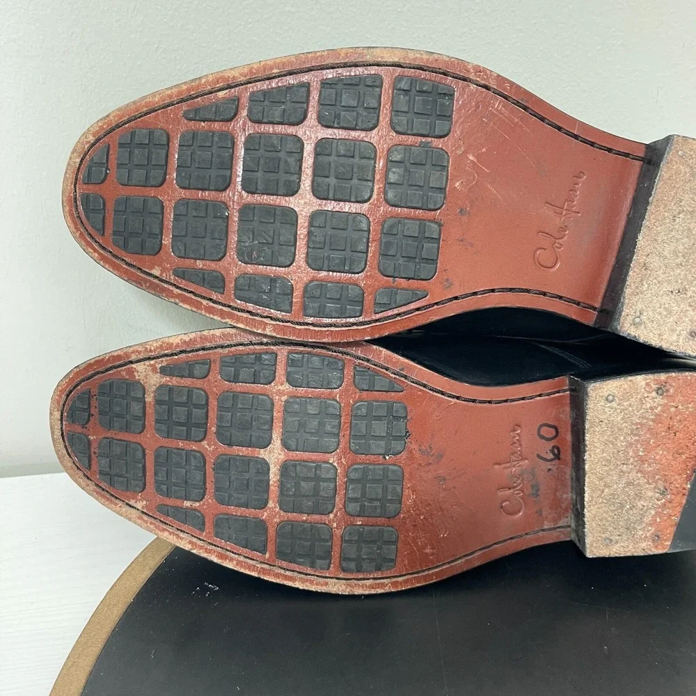 Cole Haan Air Giraldo Men 11 Cap Toe‎ Derby Black Business Casual Professional